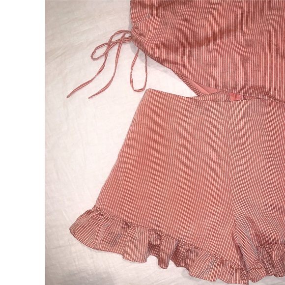 Lovers & Friends Dawson Romper In Burnt Red - Picture 4 of 8